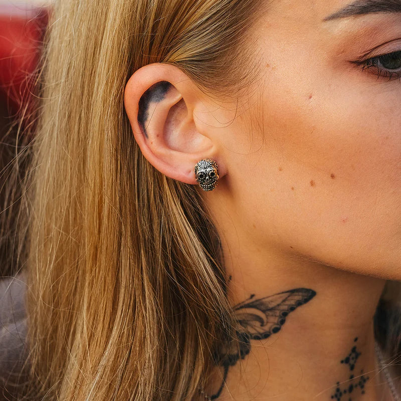 Calavera Skull Earrings